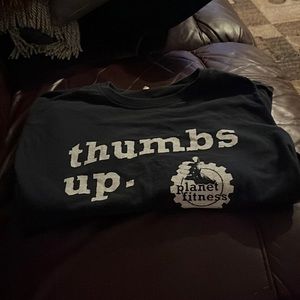 Planet fitness T-shirt.